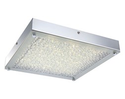 Italux plafon lampa sufitowa Adam Square C47119F-17W chrom kryształ LED 17W 3000K 30cm