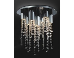 Italux plafon lampa sufitowa Larix MX93708-7A chrom kryształy 50cm
