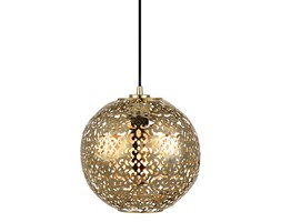 Markslojd lampa wisząca Indigo 106241 mosiądz 29cm - RABAT -15% w koszyku
