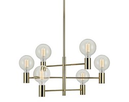 Markslojd żyrandol lampa Capital 106418 mosiądz metalowa 62cm - RABAT -15% w koszyku / 24h