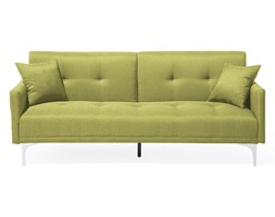 Sofa z funkcją spania zielona - kanapa rozkładana - wersalka - LUCAN