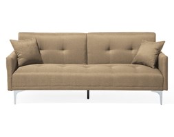 Sofa z funkcją spania beżowa - kanapa rozkładana - wersalka - LUCAN