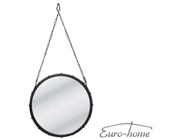 LUSTRO WISZĄCE 15822B 39x39cm CZARNE