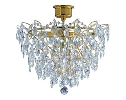Markslojd plafon lampa sufitowa Rosendal 100510 złota kryształowa 48cm - RABAT -15% w koszyku