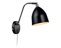 Markslojd kinkiet lampa ścienna Fredrikshamn 105027 metalowa czarna - RABAT -15% w koszyku