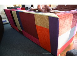 Desingerska sofa Estelia Giulietta 3-os, skóra, eko-skóra, tkanina