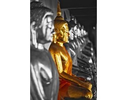 Złoty Budda - fototapeta