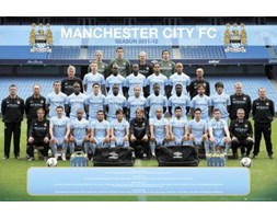 Manchester City Zdjęcie Drużynowe 11/12 - plakat