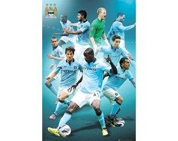 Manchester City Players 12/13 - plakat