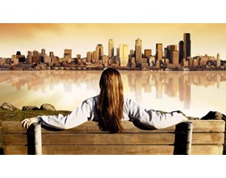 City View Sunrise - fototapeta