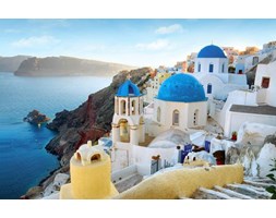 Santorini, Oia - fototapeta