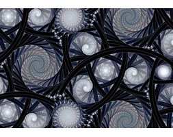 Abstrakcja fractale - fototapeta