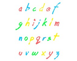 Alfabet III - plakat