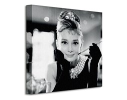 Audrey Hepburn (Breakfast at Tiffany's B and W) - Obraz na płótnie