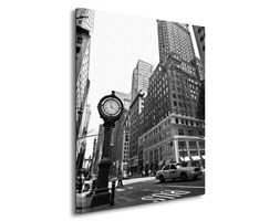 New York, zegar - Obraz na płótnie
