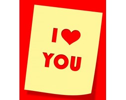 I love you - plakat