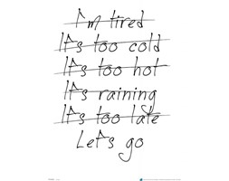 Lets go - plakat