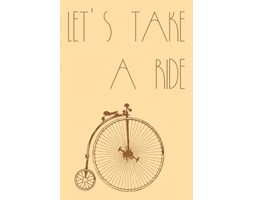 Let`s take a ride - plakat