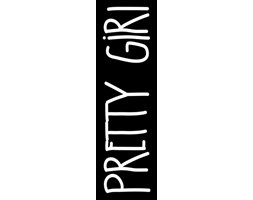 Pretty girl - plakat