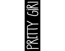 Pretty girl - plakat