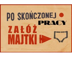 Załóż majtki - plakat