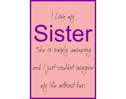 Sister - plakat