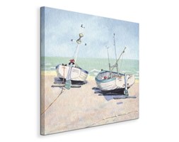 Two Moored Boats - Obraz na płótnie