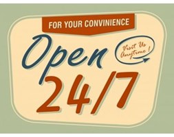 Visit us - plakat