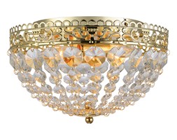 Markslojd plafon lampa sufitowa Saxholm 106063 złoty kryształy 27cm - RABAT -15% w koszyku