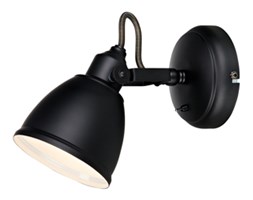 Markslojd kinkiet lampa ścienna Fjallbacka 105814 czarny metalowy - RABAT -15% w koszyku