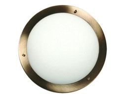 Plafon LAMPA sufitowa AQUILA 12-69962 Candellux IP44 łazienkowa OPRAWA ścienna KINKIET okrągły patyna biały