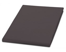 Prześcieradło z satyny bawełnianej Gold grafitowe 160x210