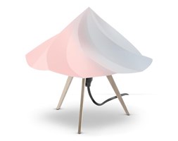 CHANTILLY-Lampa stojąca Trójnóg Drewno Wys.28cm
