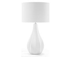 Nowoczesna lampka nocna - lampa stojąca w kolorze białym - SANTEE
