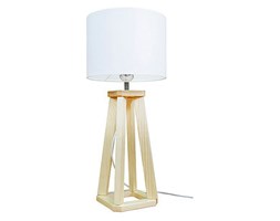 Lampa stojąca, nocna, stołowa z drewna LW20-01-17