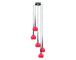 AZzardo Lampa wisząca Aga 5 Azzardo Red