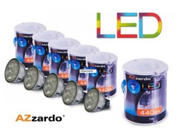 AZzardo Zestaw 5szt. żarówek LED 7W MR16