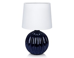 Markslojd lampa stołowa Melanie 106886 niebieska z białym abażurem 26,5cm - RABAT -15% w koszyku