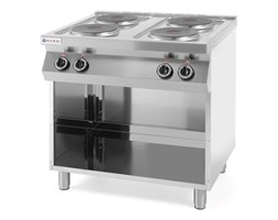 Kuchnia elektryczna 4-płytowa Kitchen Line na podstawie otwartej - kod 226223