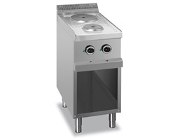 Kuchnia elektryczna na podstawie z trzech stron zamkniętej, 2-płytowa, linia 700 - kod MG7E2A77