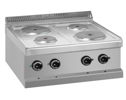 Kuchnia elektryczna stołowa 4-płytowa, linia 700 - kod MG7E477
