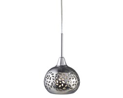 Markslojd lampa wisząca Lohals 102289 ceramiczny klosz chrom srebrny 13cm - RABAT -15% w koszyku