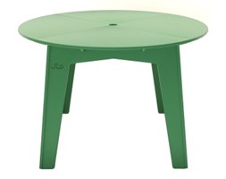 Stół ogrodowy okrągły - Progressive - Slo Design - promocja, Kolor - Ciemna zieleń