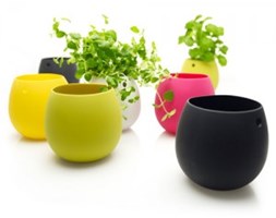 Osłonka/Wazon - Sili KG Design - promocja, Kolor - Biel