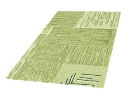 Dywan Stamp Geometria 1 zielony
