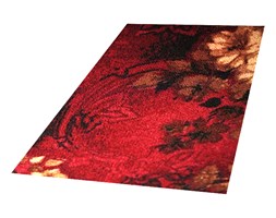 Dywan Stamp Flora 2 bordowy