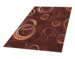 Dywan Stamp Bańki 1 kasztanowy