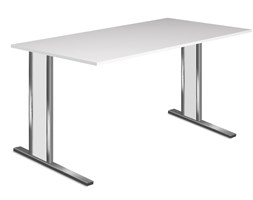 Biurko Kerkmann Aveto 160x80 cm jasnoszare | sprawdź rabaty i warunki bezpłatnej dostawy