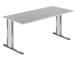 Biurko Kerkmann Aveto 180x90 cm jasnoszare | sprawdź rabaty i warunki bezpłatnej dostawy