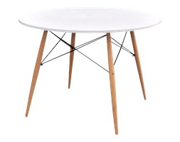 Stół Fusion średnica 100 cm biały